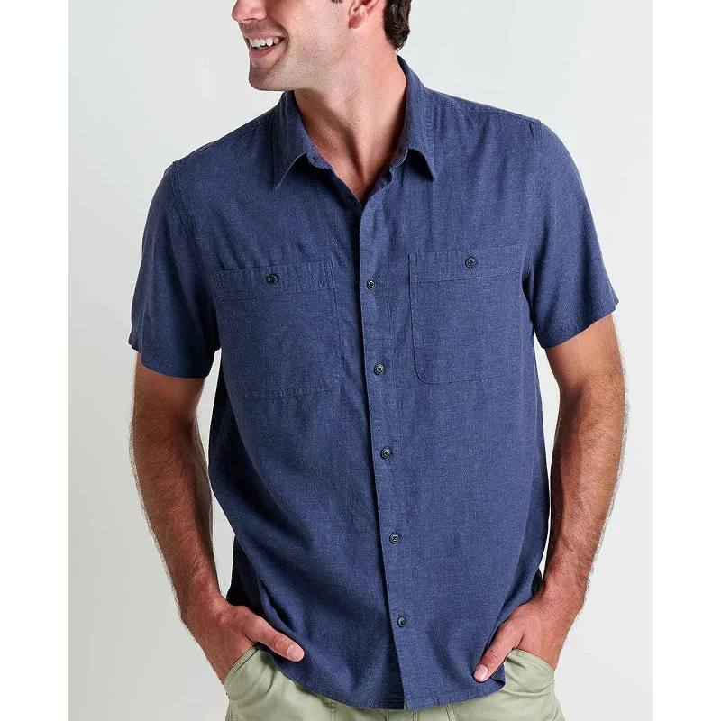 Toad & Co Men's Taj Hemp Short Sleeve Shirt