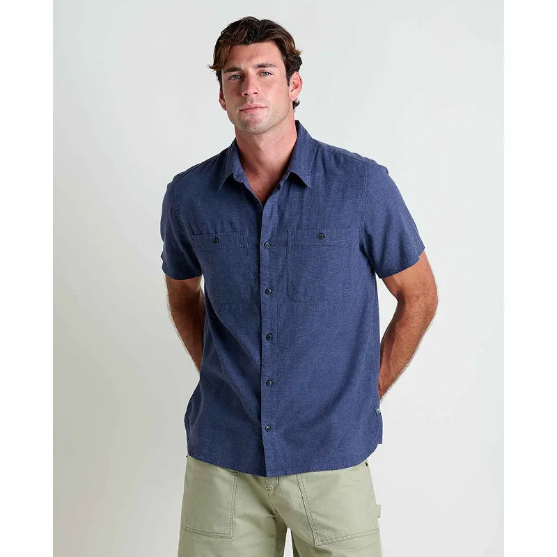 Toad & Co Men's Taj Hemp Short Sleeve Shirt