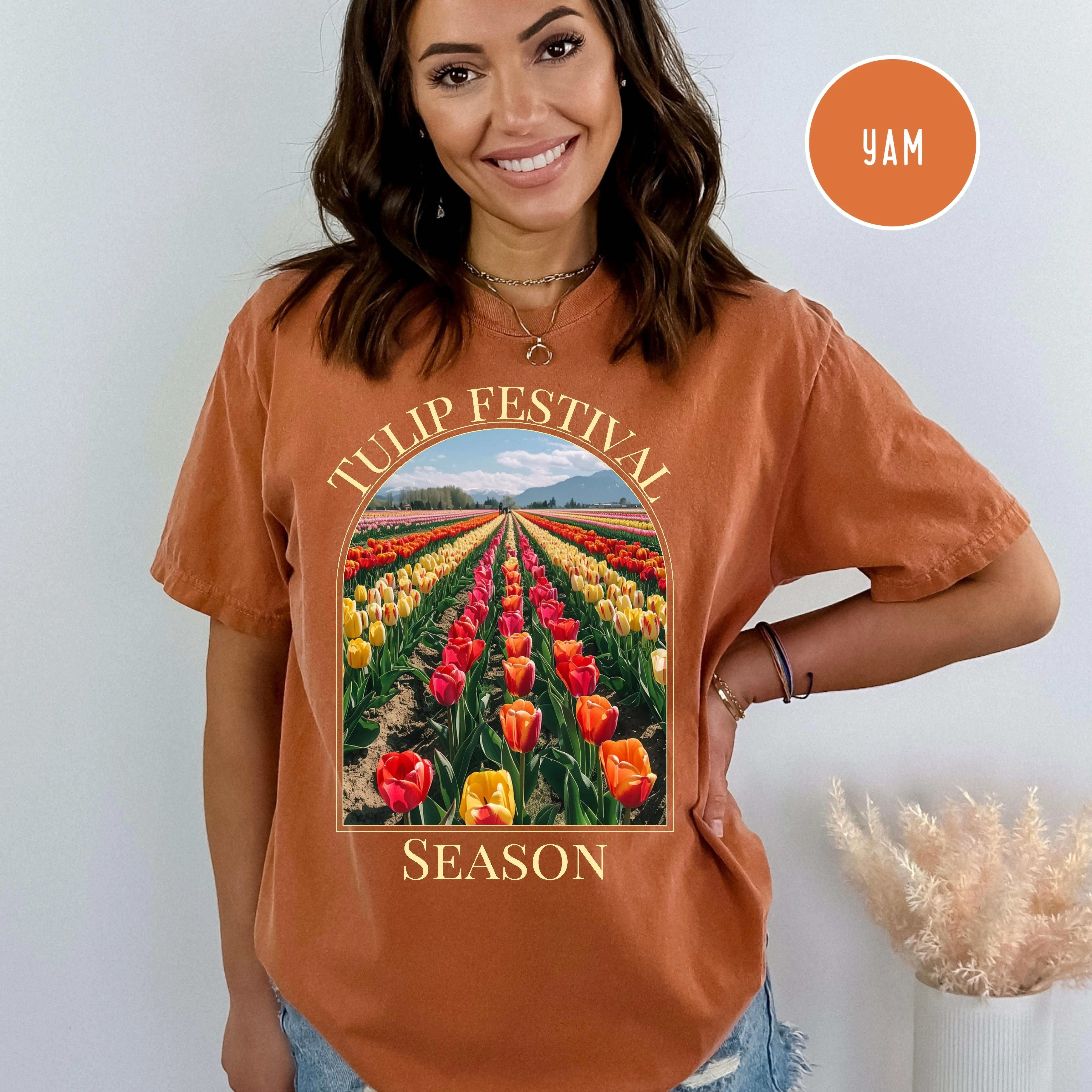 Tulip Festival Season Springtime Comfort Colors® Tee