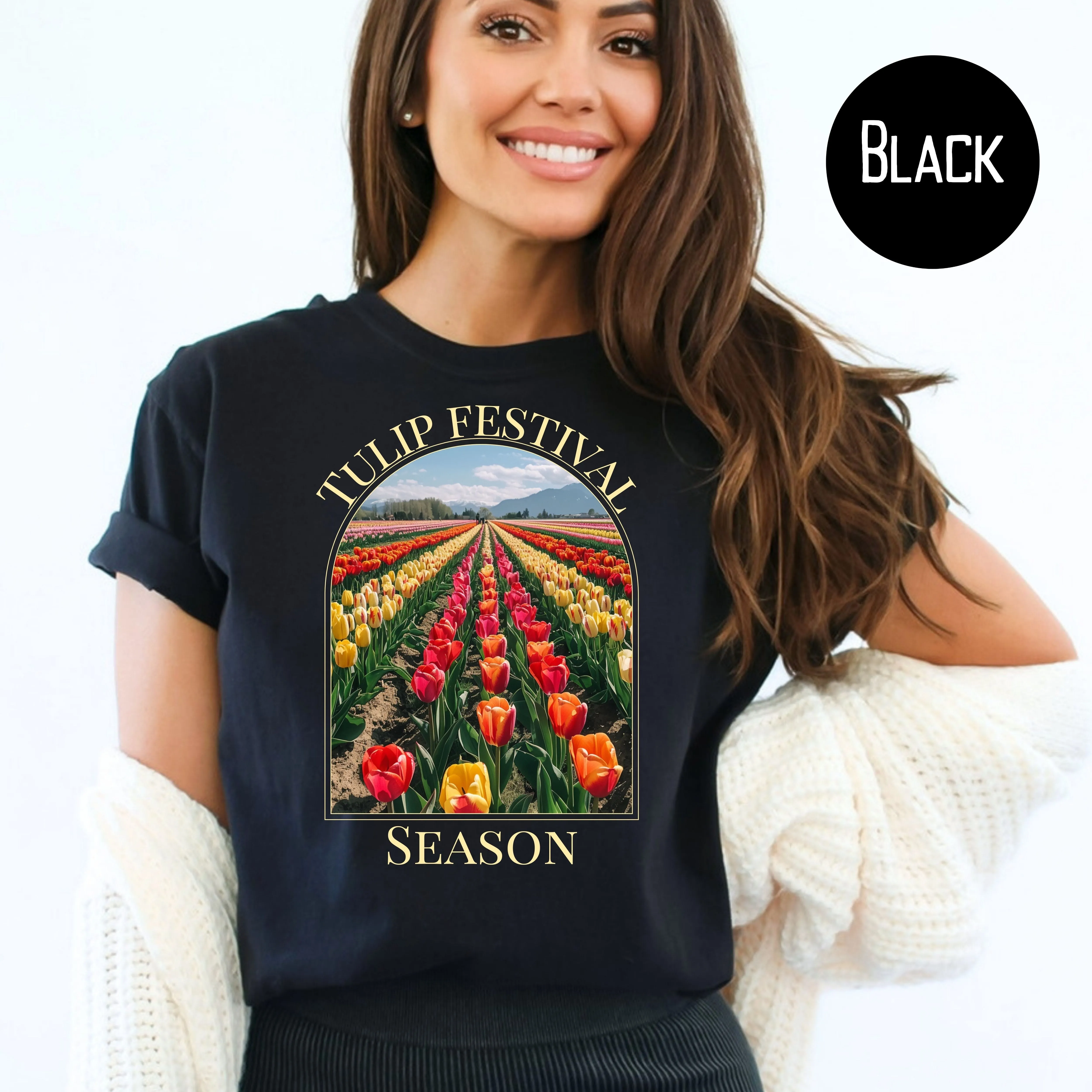 Tulip Festival Season Springtime Comfort Colors® Tee