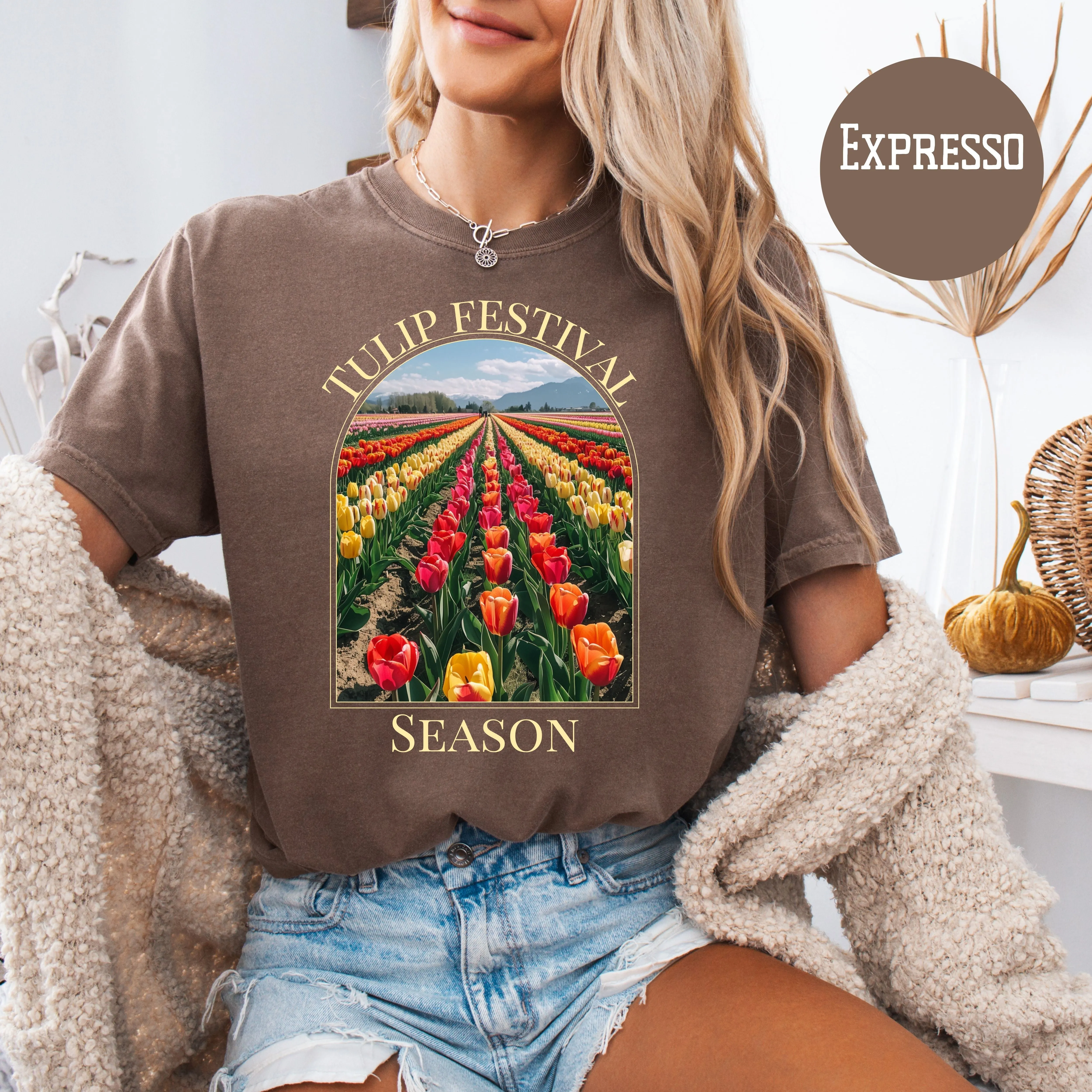 Tulip Festival Season Springtime Comfort Colors® Tee
