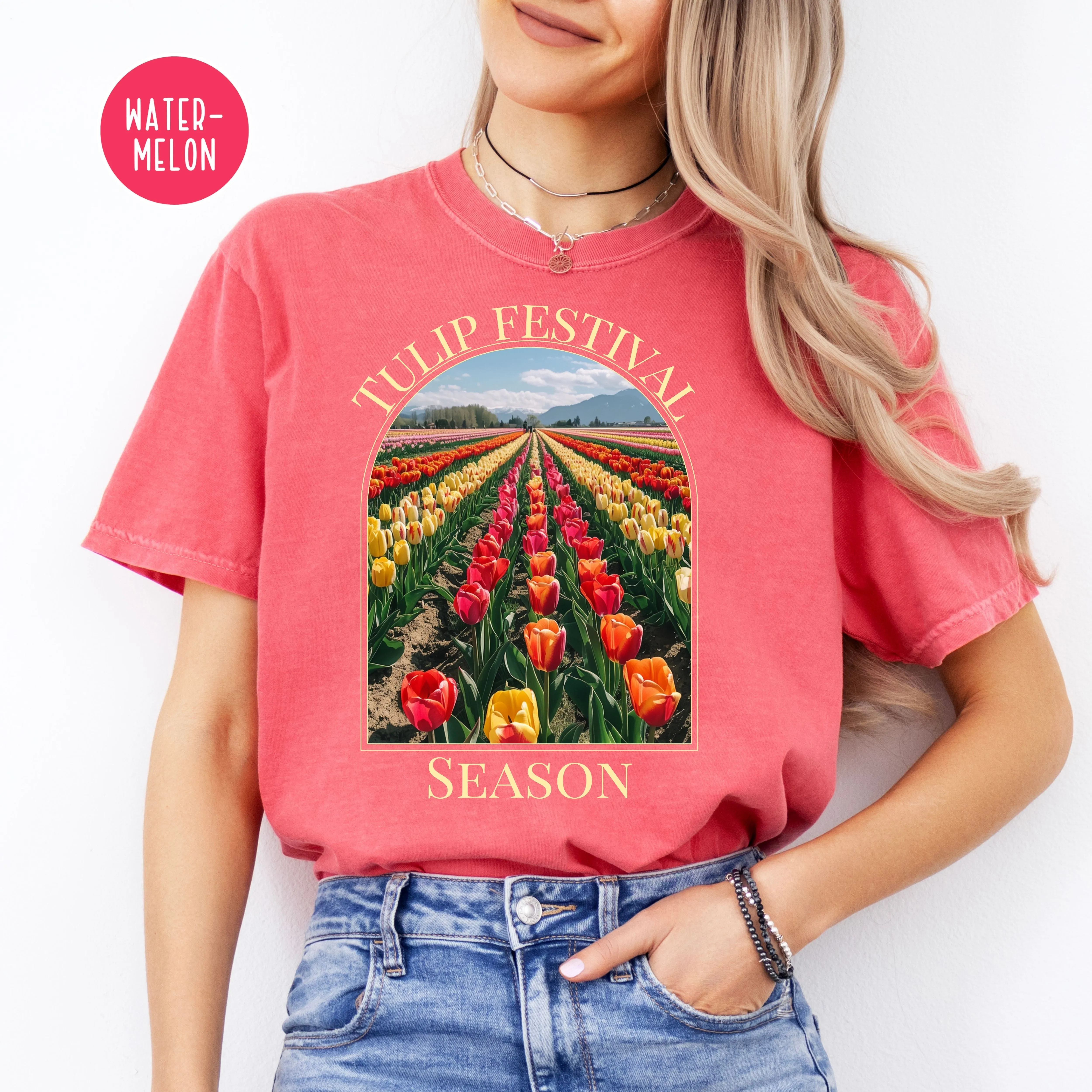 Tulip Festival Season Springtime Comfort Colors® Tee