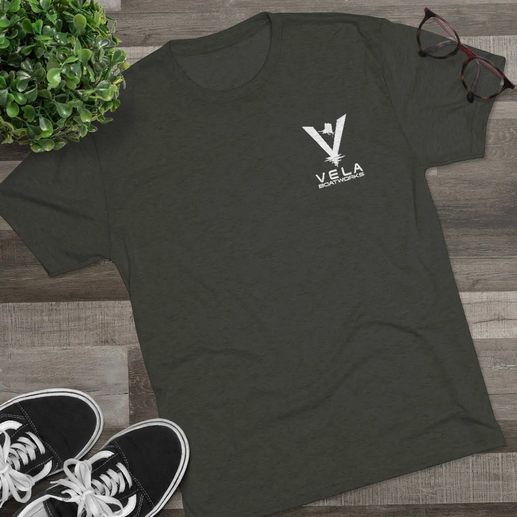 Vela Men's Tri-Blend Crew Tee