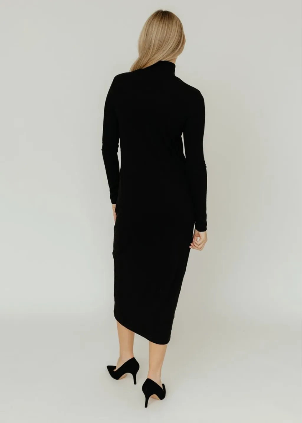 Velvet Agoura Dress in Black