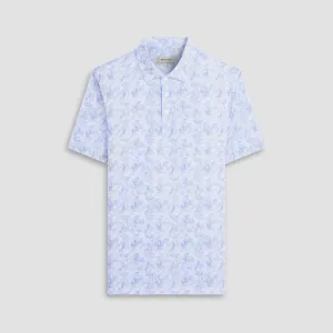Victor Leaf Print OoohCotton Polo