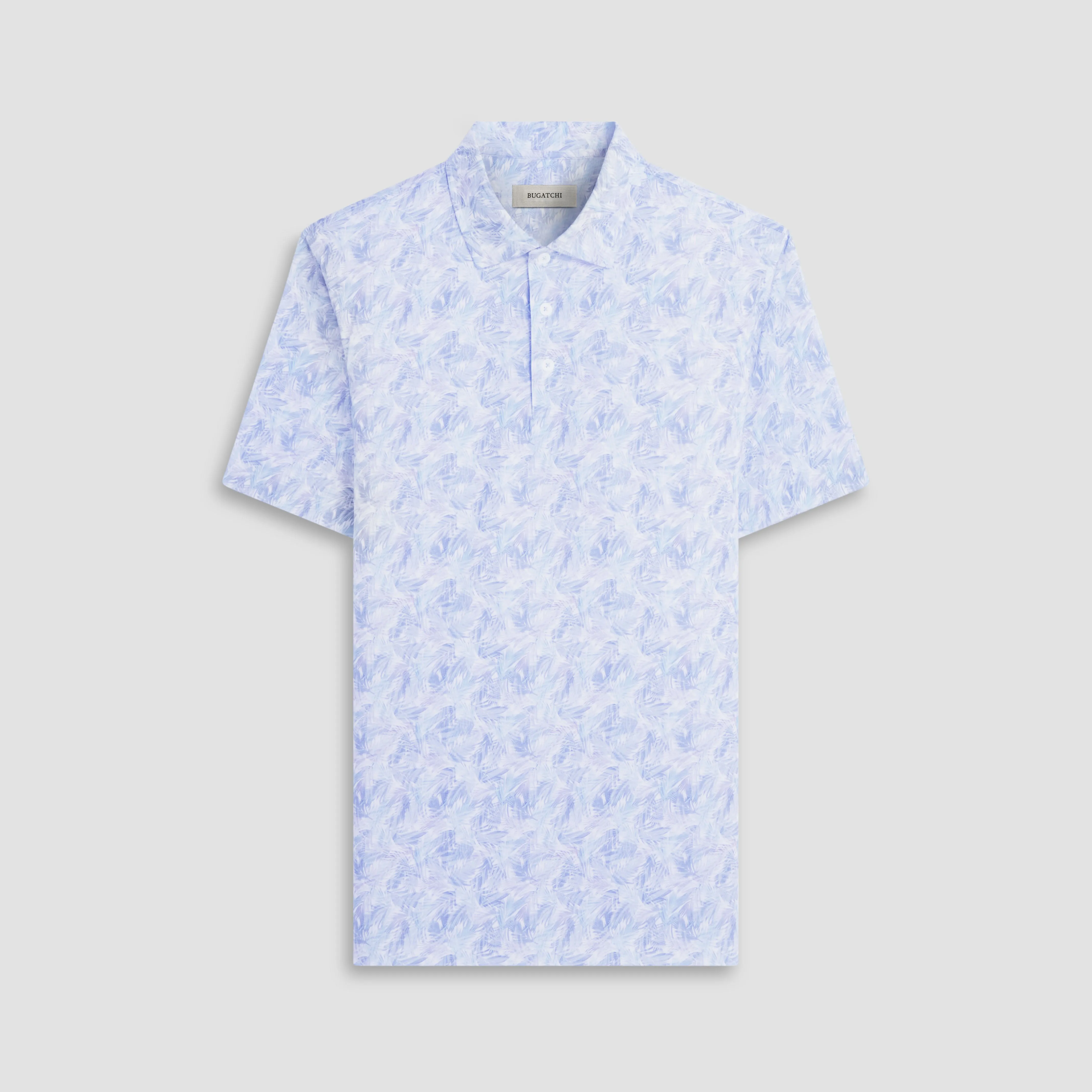 Victor Leaf Print OoohCotton Polo