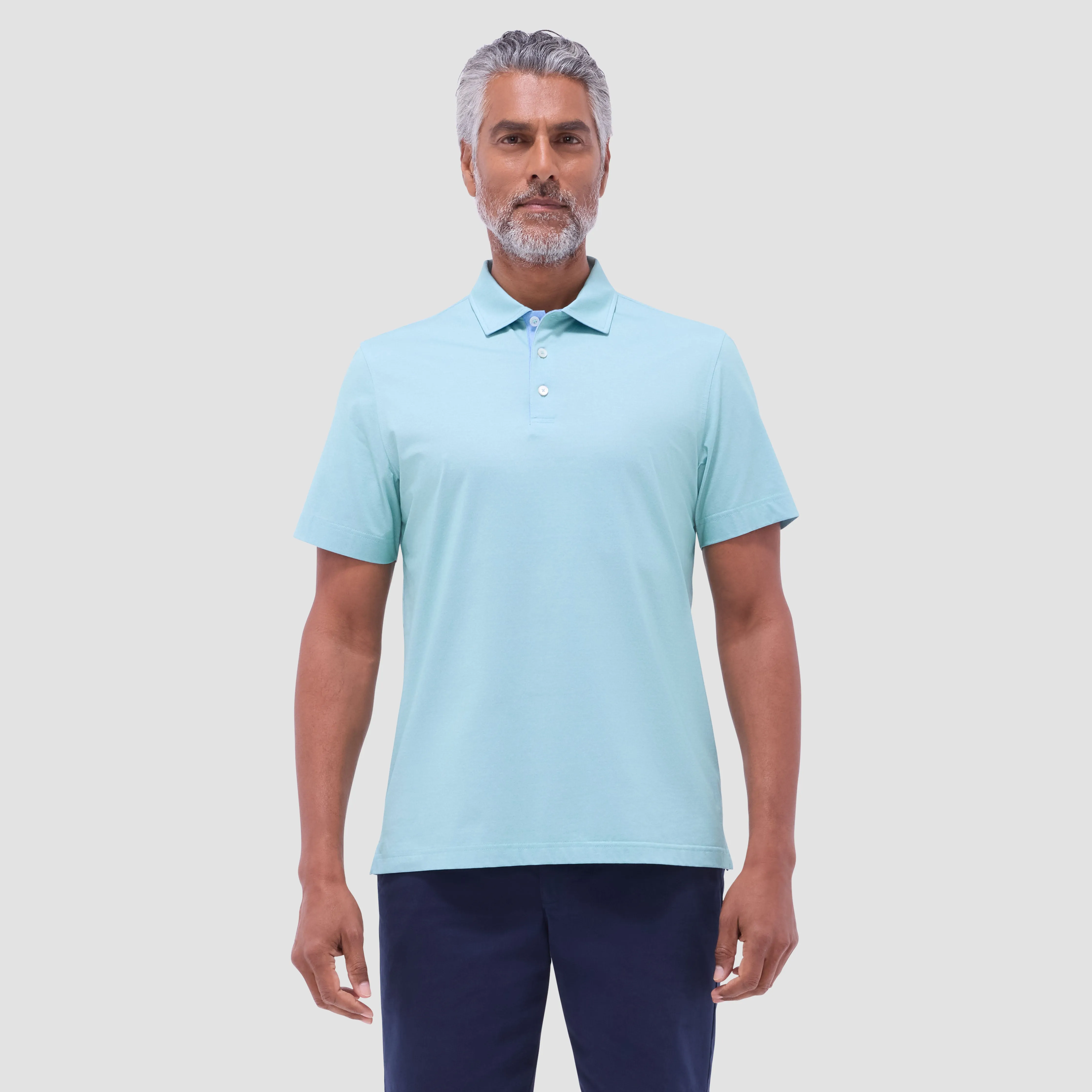 Vincent Double-Sided Solid OoohCotton Polo Shirt