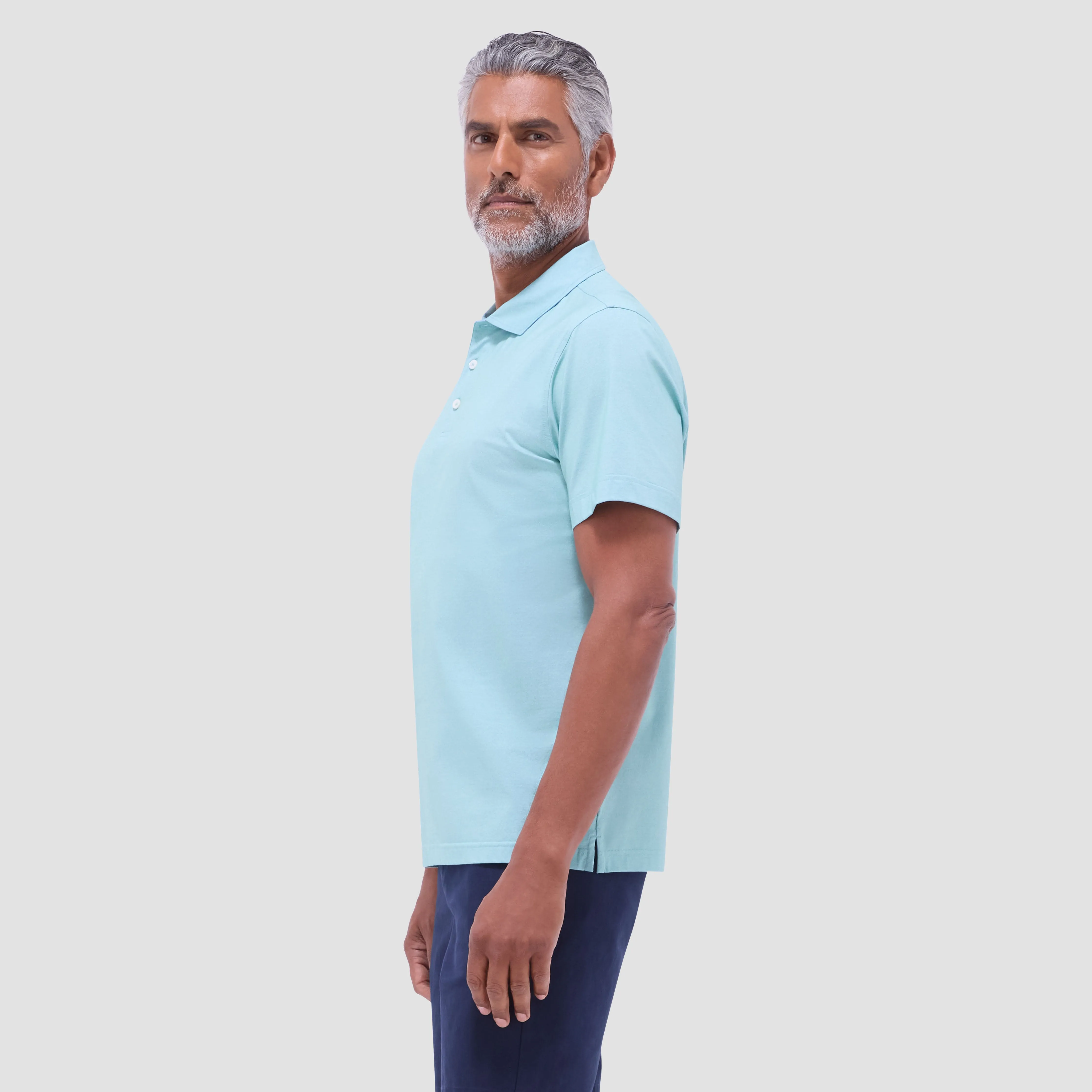 Vincent Double-Sided Solid OoohCotton Polo Shirt