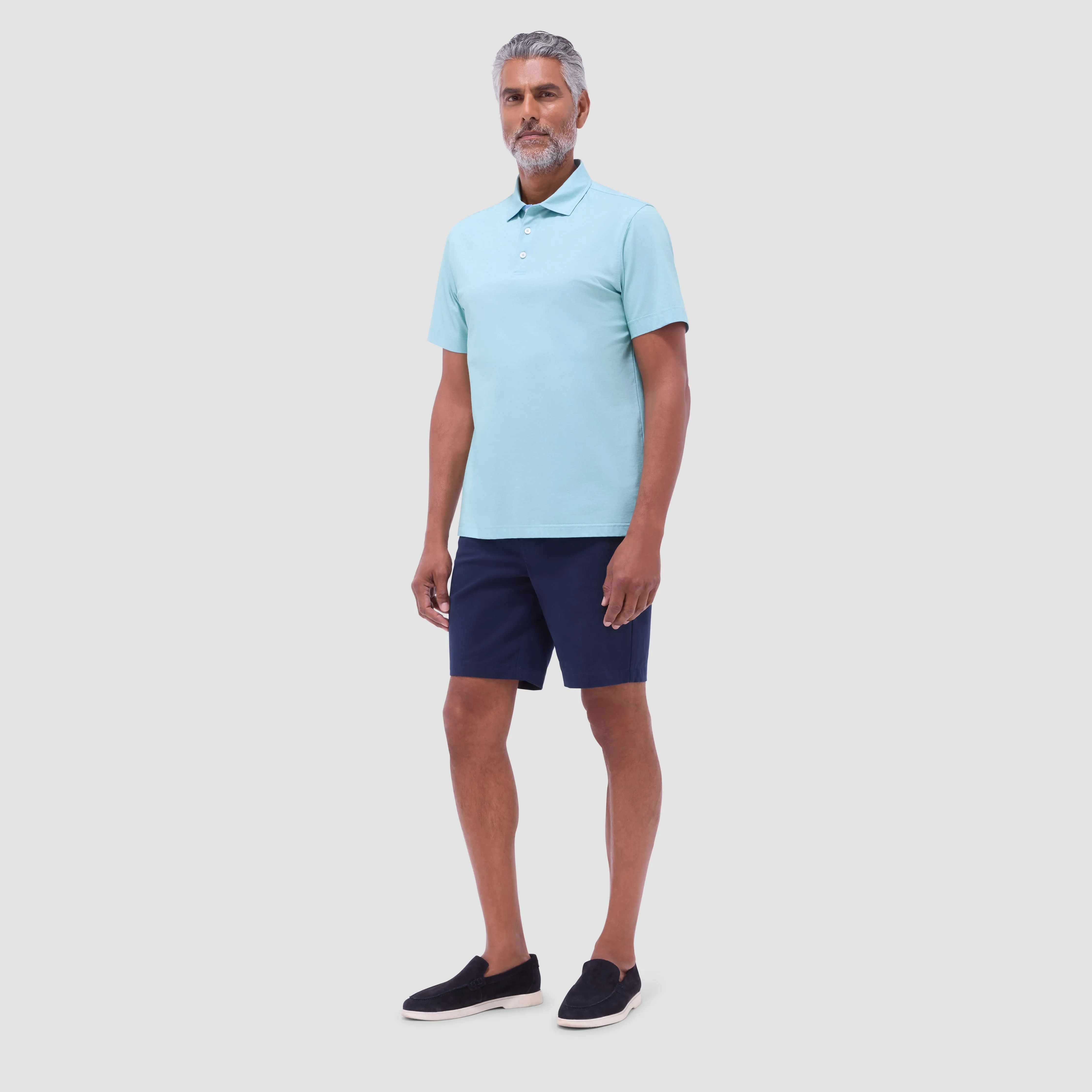 Vincent Double-Sided Solid OoohCotton Polo Shirt