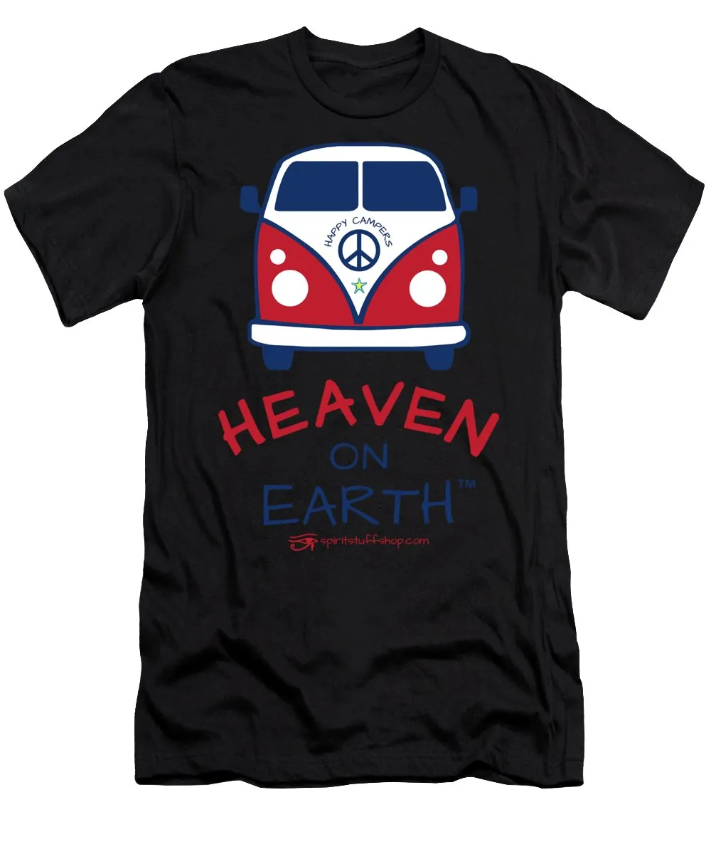 Vw Happy Camper Heaven On Earth - T-Shirt