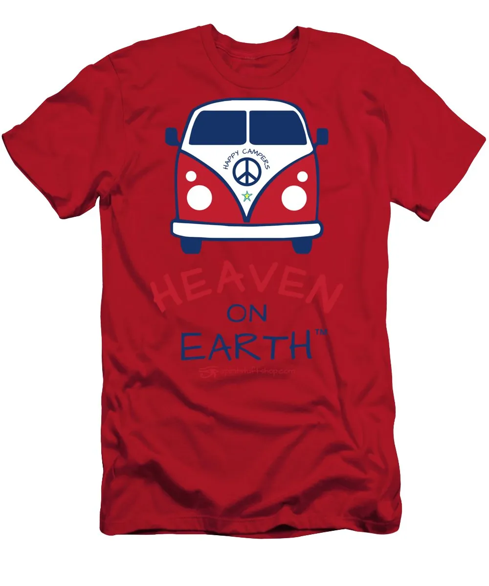 Vw Happy Camper Heaven On Earth - T-Shirt