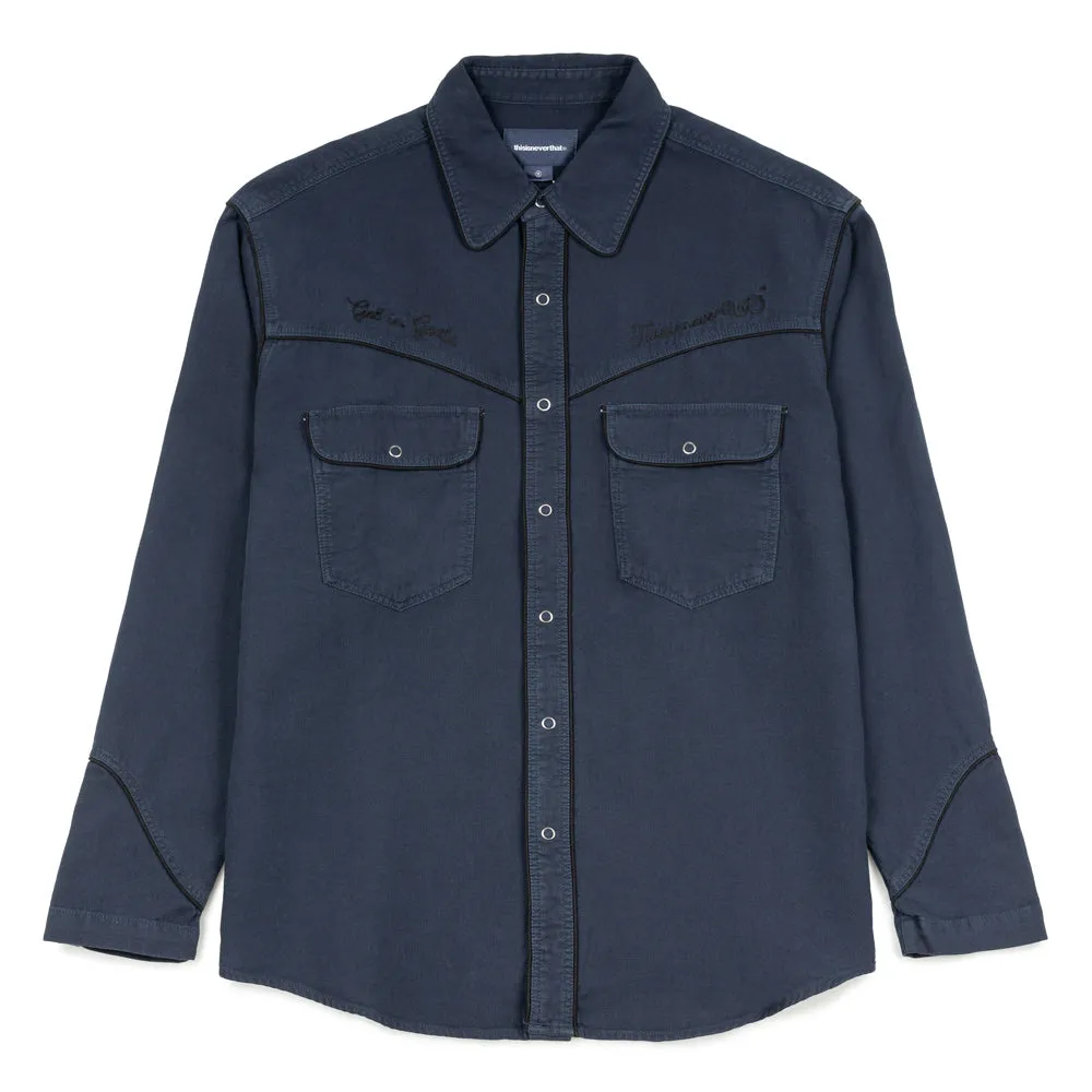 Western L/S Shirt | Navy