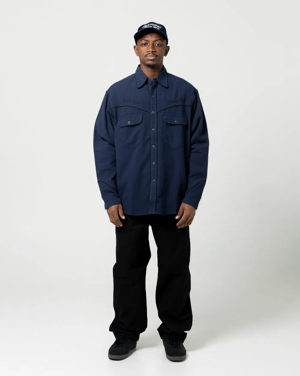 Western L/S Shirt | Navy