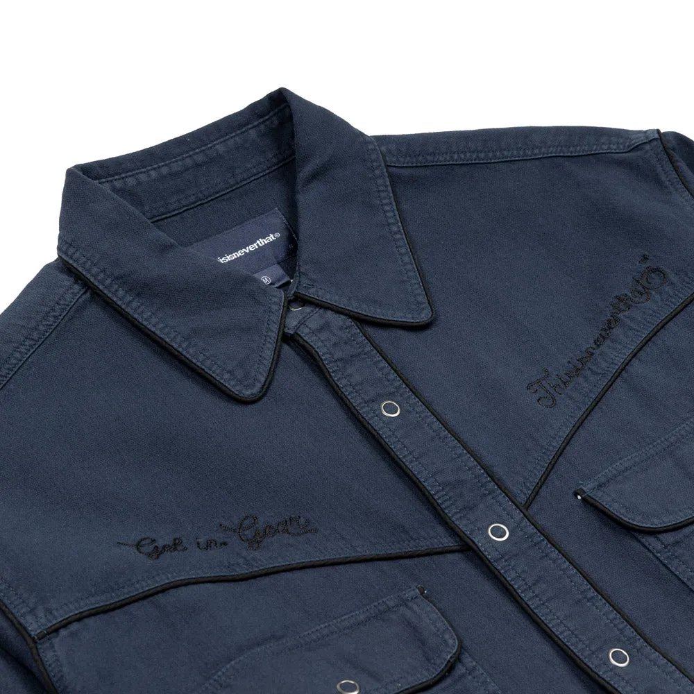 Western L/S Shirt | Navy