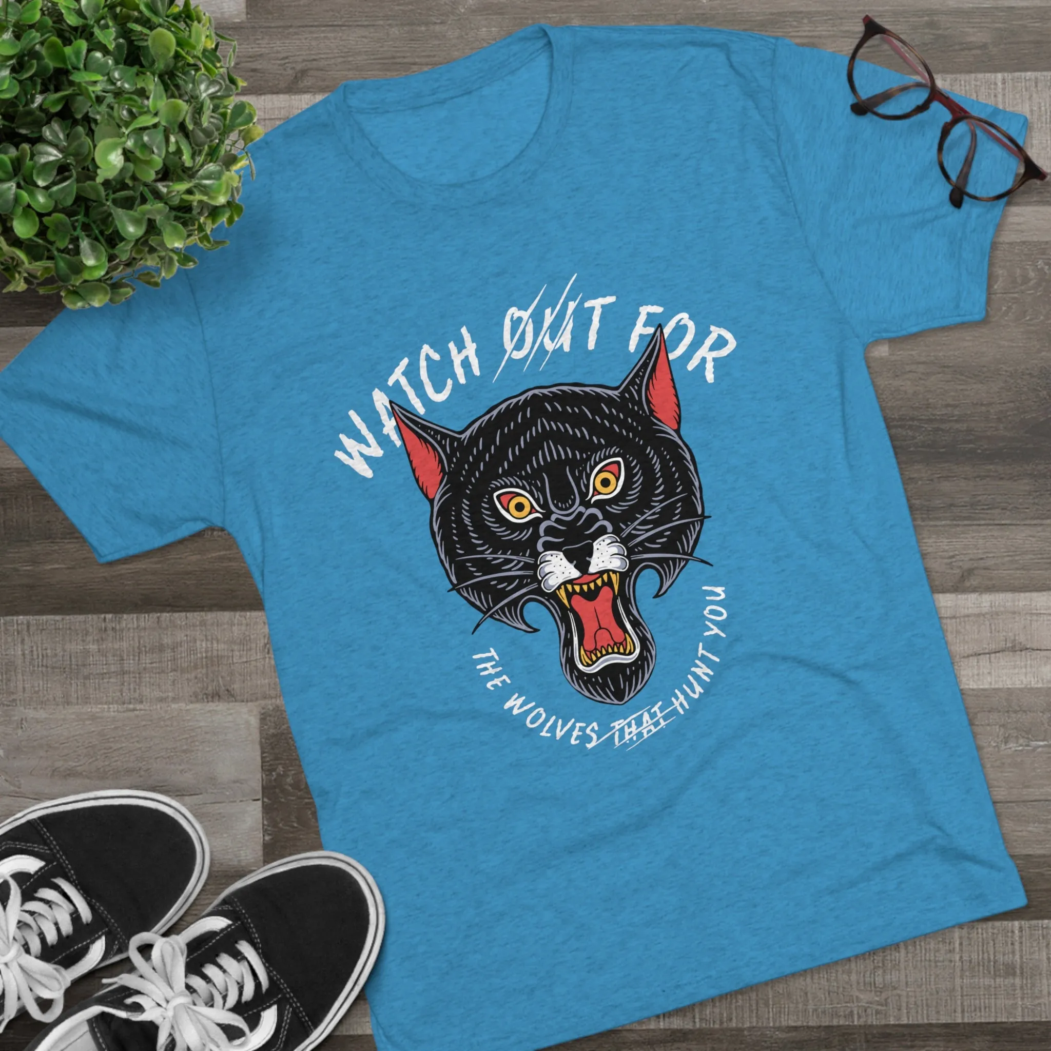 Wolves Tri-Blend Crew Tee
