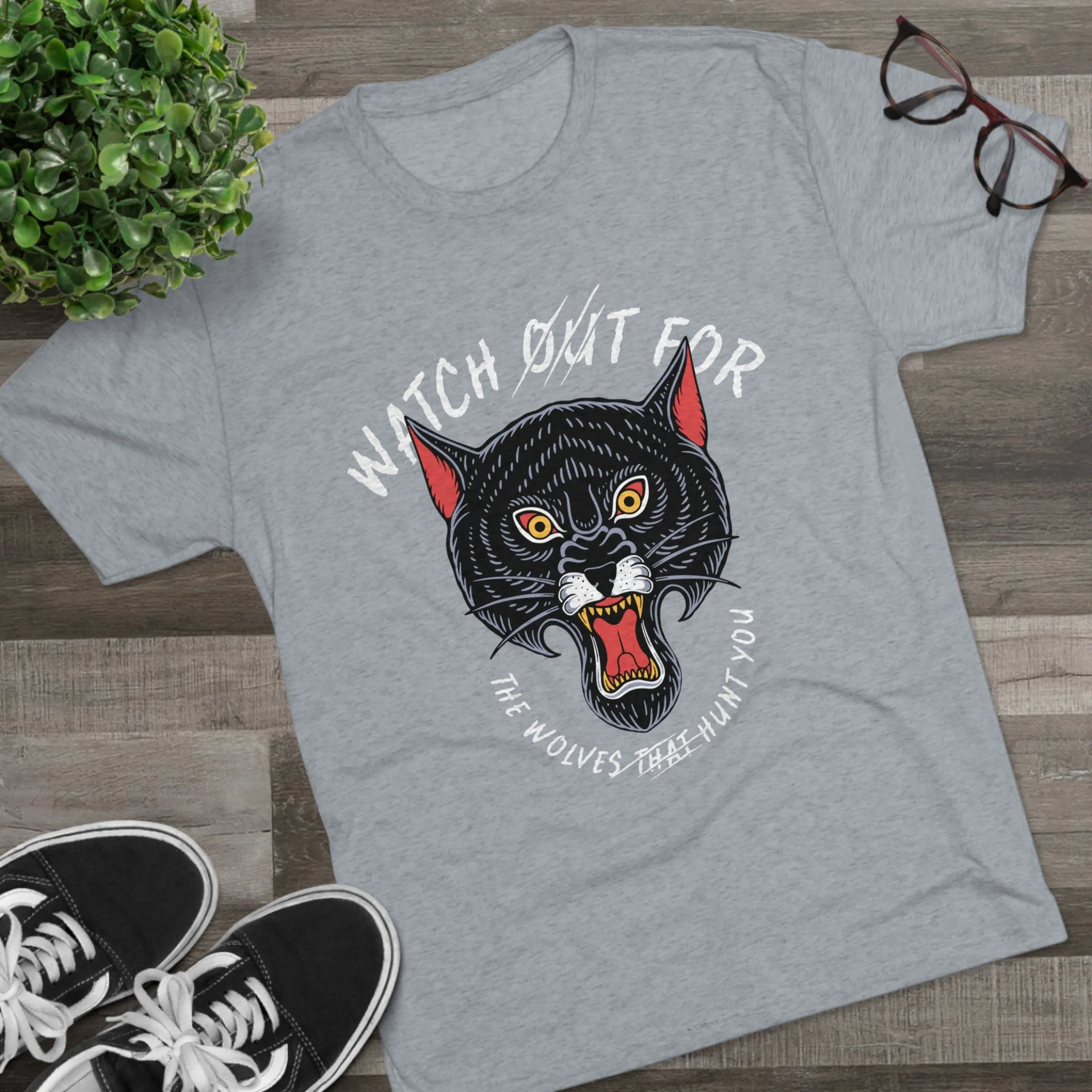 Wolves Tri-Blend Crew Tee
