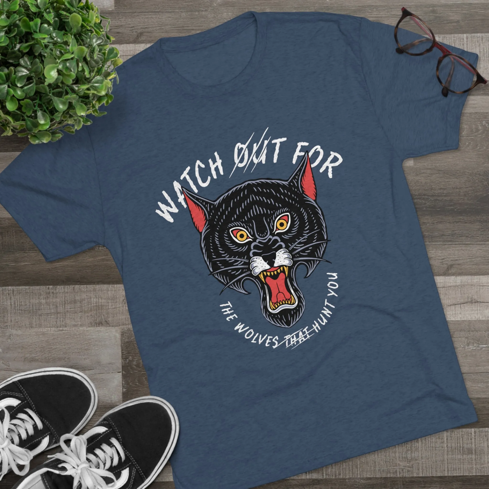 Wolves Tri-Blend Crew Tee