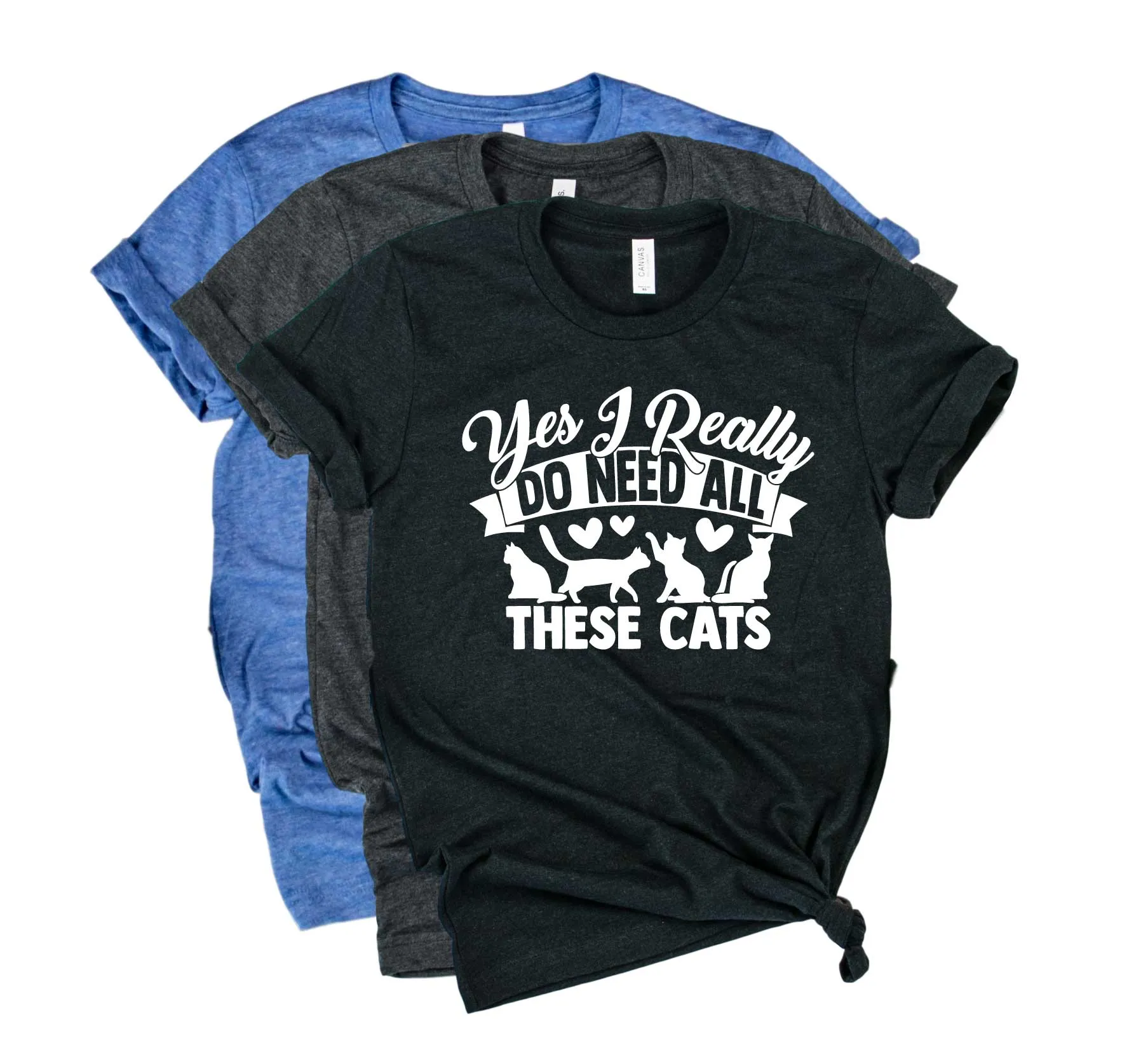 Yes I Really Do Need All Of These Cats Shirt | Cat Shirt | Unisex Crew