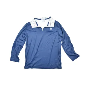 Zip Pullover | Navy